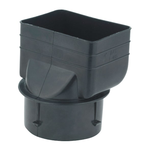 Advanced Drainage Systems Advance Drainage Systems 4-1/4 in. Barb X 3 in. D Barb Polyethylene Downspout Adapter 1 pk 0465AA - main